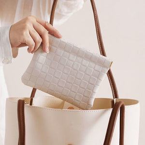 Pearl White Small Size Travel Pepper and Smoke Milk Powder Multi-Purpose Bag - Teleplus for smoke milk powder pearl