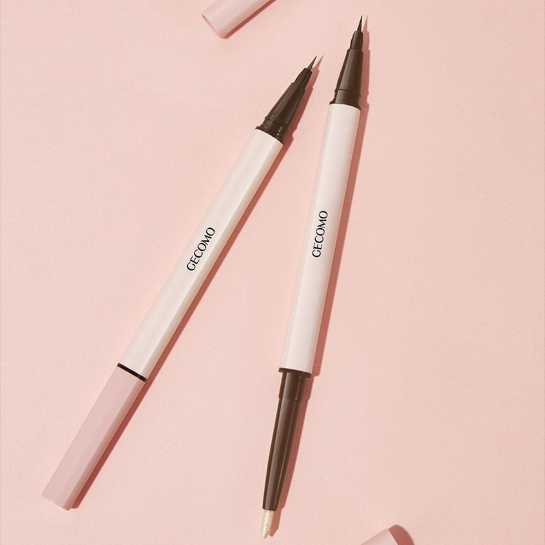 Pearlescent Eyeliner Liquid with Neutral and Apricot Shades for Women - Teleplus liquid eyeliner apricot shades