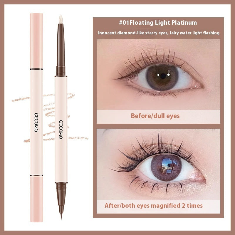 Pearlescent Eyeliner Liquid with Neutral and Apricot Shades for Women - Teleplus liquid eyeliner apricot shades
