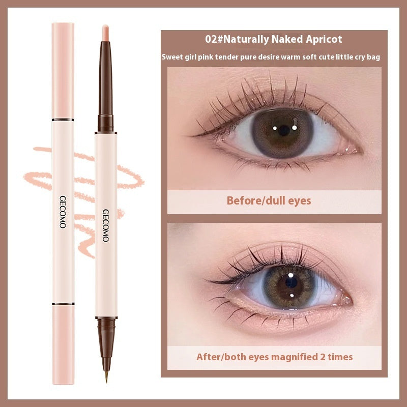 Pearlescent Eyeliner Liquid with Neutral and Apricot Shades for Women - Teleplus liquid eyeliner apricot shades