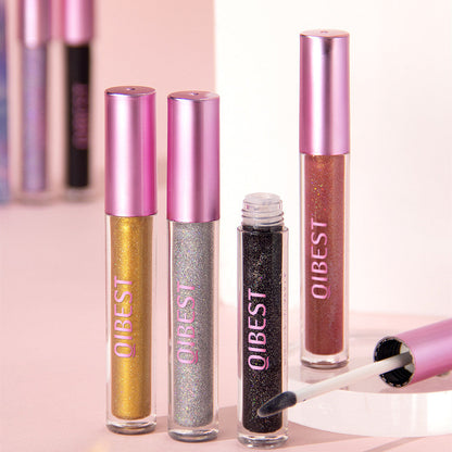 Pearlescent Lip Lacquer Gold Matte Durable Waterproof Natural Skin Enhancer - Teleplus pearlescent lip lacquer gold