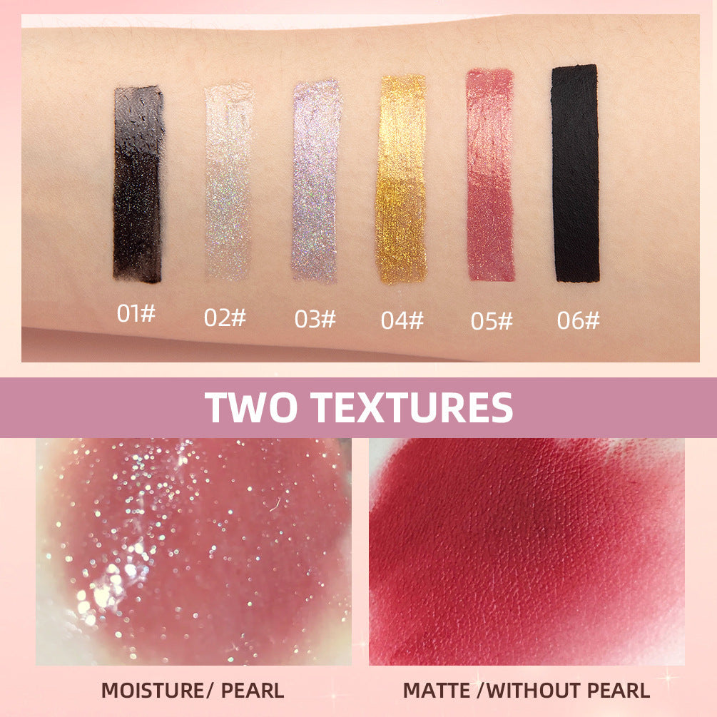 Pearlescent Lip Lacquer Gold Matte Durable Waterproof Natural Skin Enhancer - Teleplus pearlescent lip lacquer gold