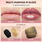 Pearlescent Lip Lacquer Gold Matte Durable Waterproof Natural Skin Enhancer - Teleplus pearlescent lip lacquer gold