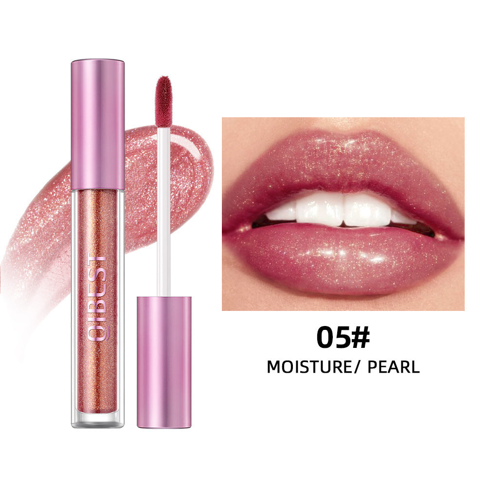 Pearlescent Lip Lacquer Gold Matte Durable Waterproof Natural Skin Enhancer - Teleplus pearlescent lip lacquer gold