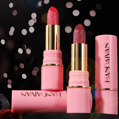 Pearlescent Lipstick Set with Nourishing Moisturizing Colors in 8 Shades - Teleplus colors nourishing moisturizing