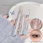 Pearlescent Liquid Eye Shadow Set with White Peach Diamond and Pink Taro Star - Teleplus liquid eye shadow white peach