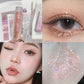 Pearlescent Liquid Eye Shadow Set with White Peach Diamond and Pink Taro Star - Teleplus liquid eye shadow white peach