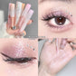Pearlescent Liquid Eye Shadow Set with White Peach Diamond and Pink Taro Star - Teleplus liquid eye shadow white peach