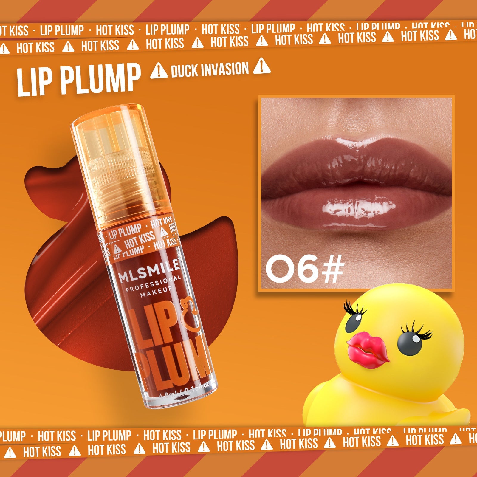 Pearlescent Liquid Lipstick with Moisturizing and Discoloration Repair - Teleplus Benefits duck lip gloss mirror