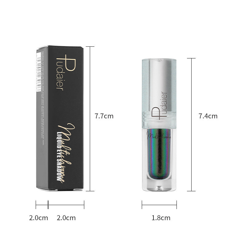 Pearlescent Monochromatic Metal Liquid Eye Shadow for Universal Skin Tones - All pearlescent monochromatic metal liquid