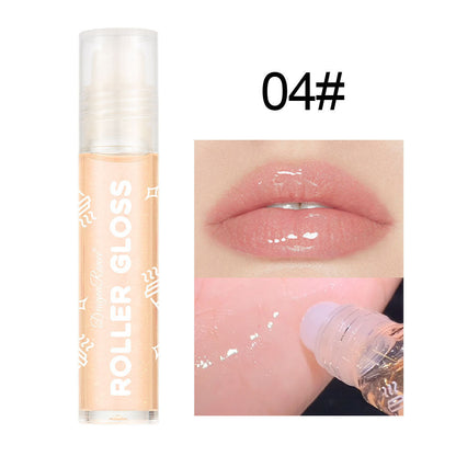 Pearlescent Transparent Lip Gloss with Single Sequin Finish - Teleplus pearlescent transparent lip gloss