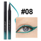 Pearlescent Waterproof Liquid Eyeliner in Metallic Purple Blue Black Shades - Teleplus pearlescent eyeliner waterproof