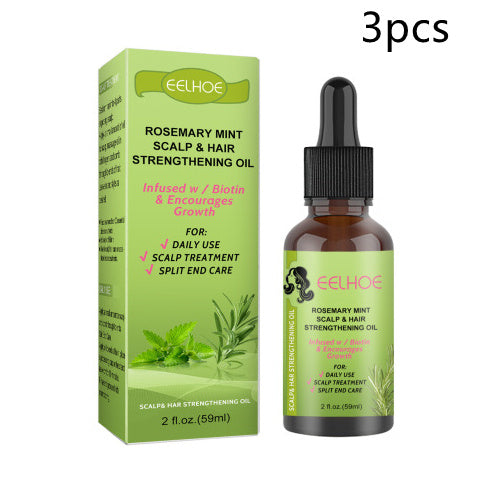 Peppermint Rosemary Vitamin Oil for Hair Growth Natural Plant Extracts - Teleplus hair growth