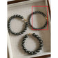 Perfect Circle Artificial Australian White Pearl Bracelet Fashion Real Hemp Tahidi Black Pearl - Perfect Circle Pearl