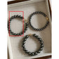 Perfect Circle Artificial Australian White Pearl Bracelet Fashion Real Hemp Tahidi Black Pearl - Perfect Circle Pearl