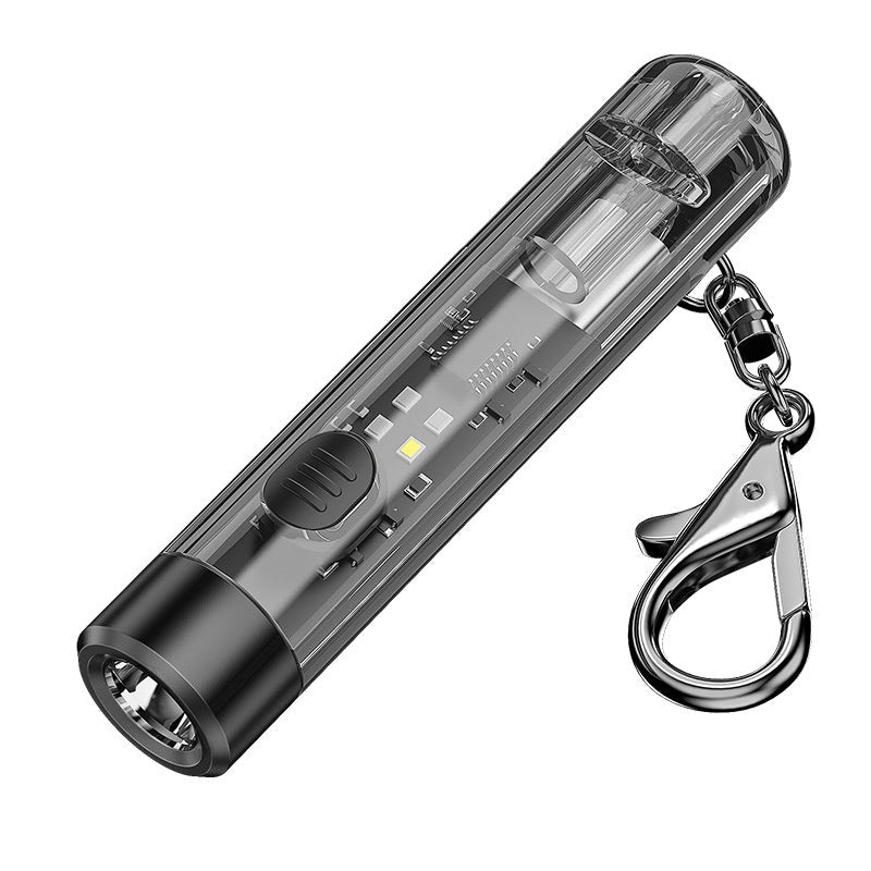Personality Portable Outdoor Flashlight with Built-in Battery and USB Charging - Teleplus fashion personality portable