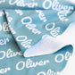 Personalized Baby Swaddle Blanket - Swaddle Blanket That Fits Newborns and Fonts