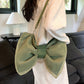 Personalized Shoulder Crossbody Bag with Butterfly Knot Design - butterfly knot personalized shoulder crossbody