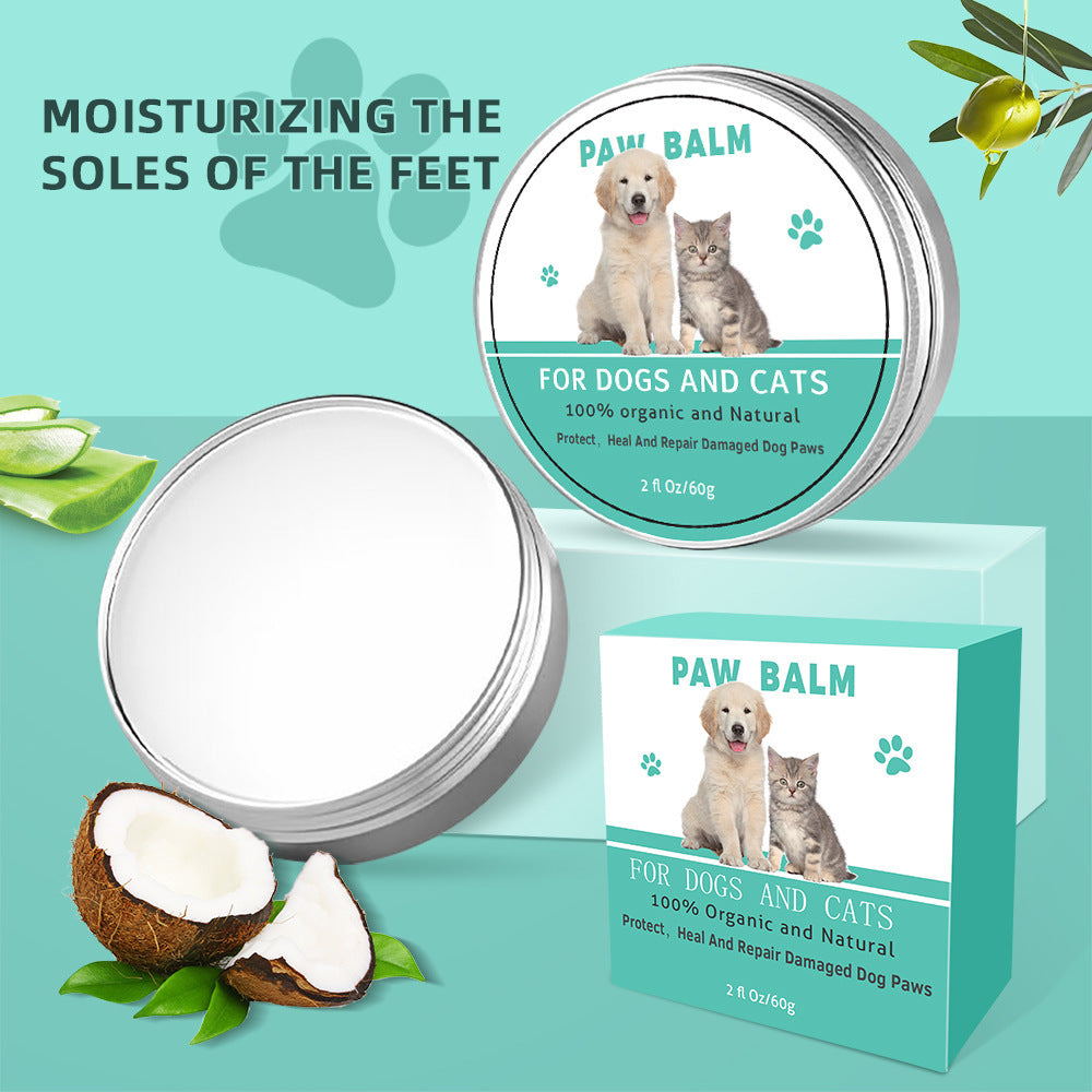 Pet Claw Care Cream for Dogs and Cats Moisturizing Paw Balm 60g - Teleplus pet claw care cream
