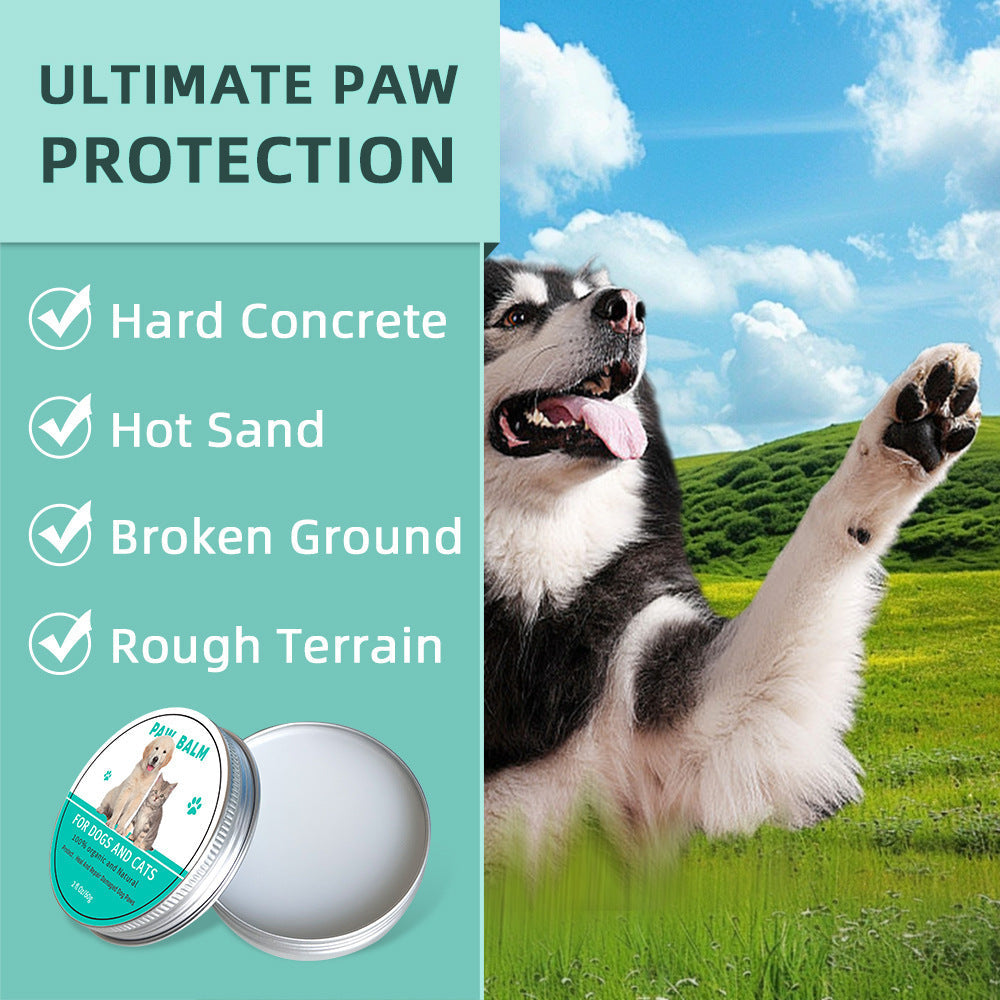 Pet Claw Care Cream for Dogs and Cats Moisturizing Paw Balm 60g - Teleplus pet claw care cream