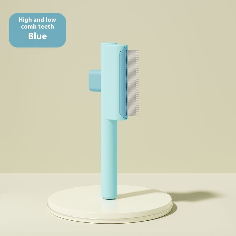 Pet Comb with Dense Gear and Short Teeth for Grooming Dogs Cats - Teleplus dense gear short teeth