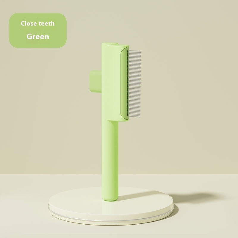 Pet Comb with Dense Gear and Short Teeth for Grooming Dogs Cats - Teleplus dense gear short teeth