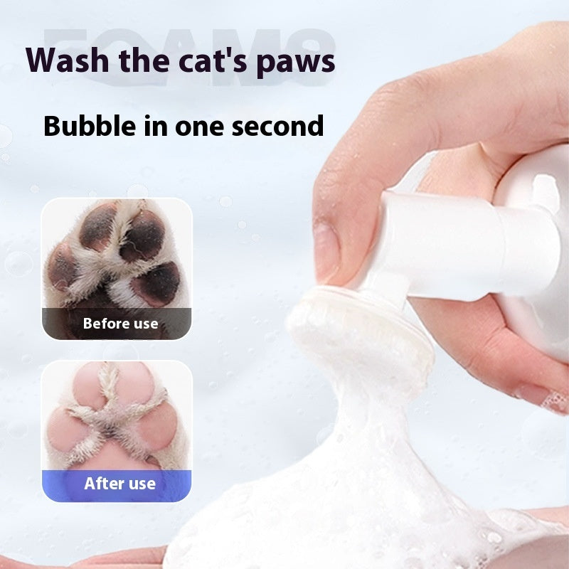 Pet Foot Washing Foam Gentle Cleaning Formula for Dogs and Cats 150ml - foot washing foam pet