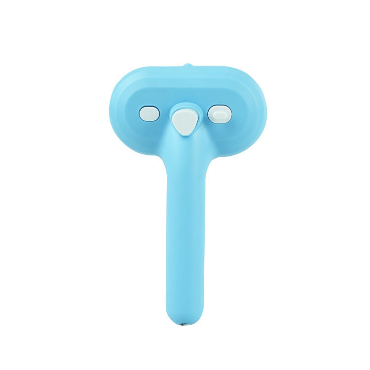 Pet Grooming Comb with Color Box Packaging Silicone Handle for Dogs and Cats - Teleplus box packaging color white