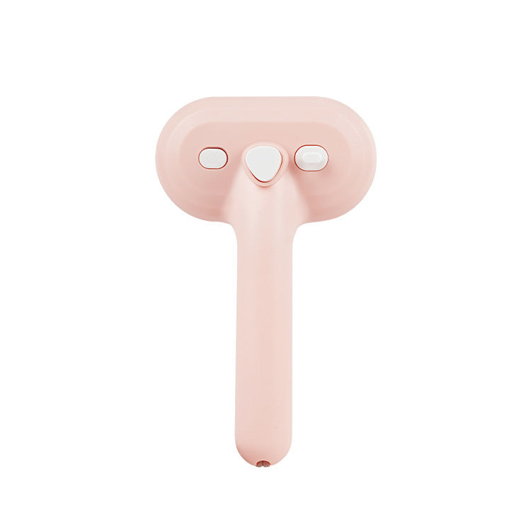 Pet Grooming Comb with Color Box Packaging Silicone Handle for Dogs and Cats - Teleplus box packaging color white