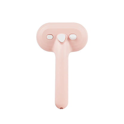 Pet Grooming Comb with Color Box Packaging Silicone Handle for Dogs and Cats - Teleplus box packaging color white