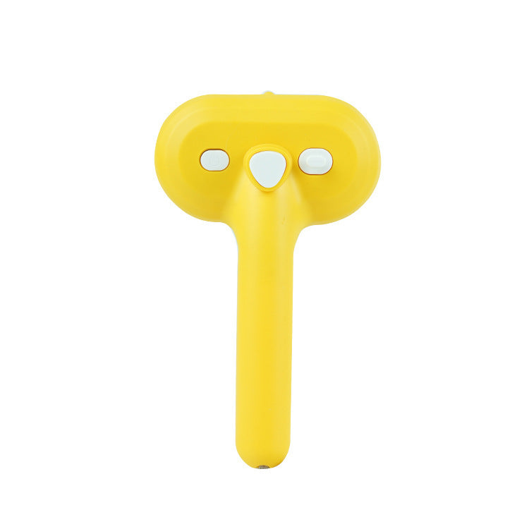 Pet Grooming Comb with Color Box Packaging Silicone Handle for Dogs and Cats - Teleplus box packaging color white