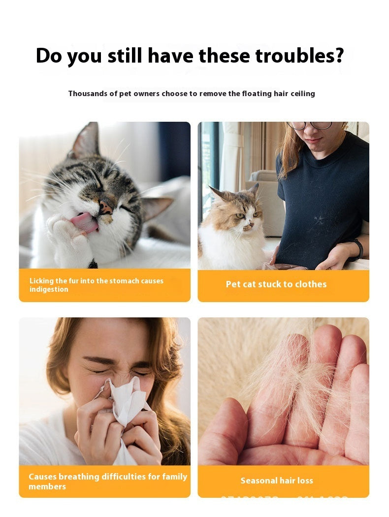 Pet Hair Removal Glove Brush Black Sticky Roller for Grooming and Cleaning - Teleplus hair removal