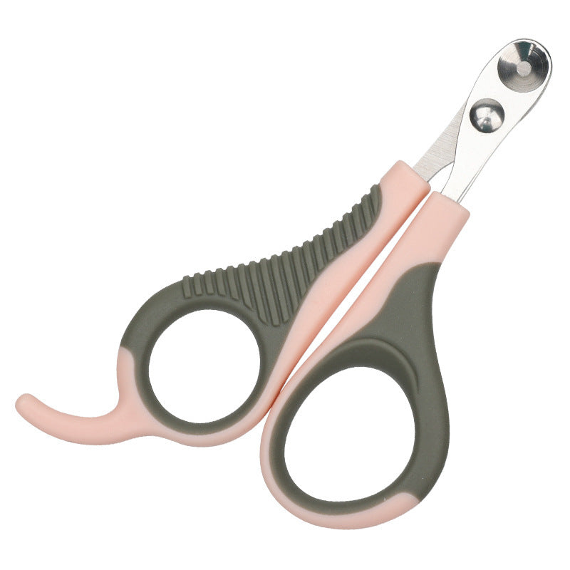 Pet Nail Clipper for Dogs Ergonomic Grooming Tool in Pink Blue Green - Teleplus pet nail