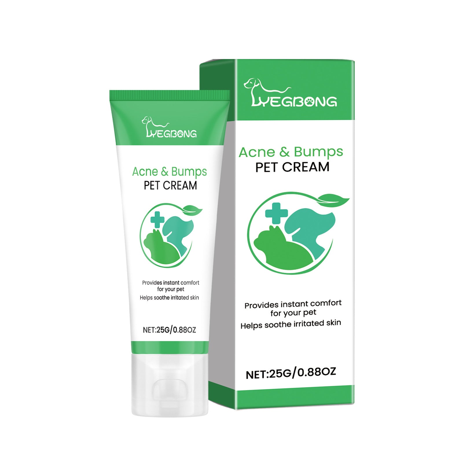 Pet Neck Cream with Aloe and Tea Tree Oil for Soothing Care 25g - Teleplus neck cream pet care