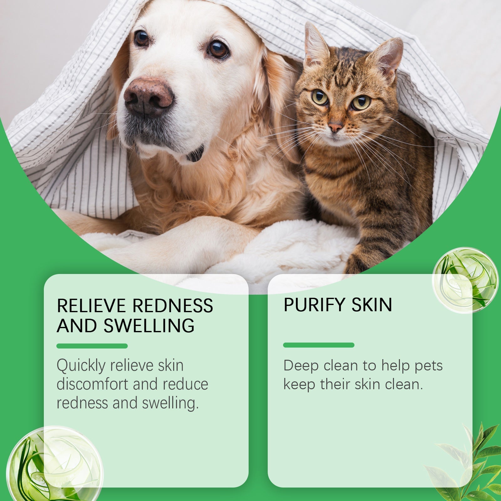 Pet Neck Cream with Aloe and Tea Tree Oil for Soothing Care 25g - Teleplus neck cream pet care