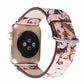 Phoenix flower strap universal leather watch - Phoenix Flower Strap Universal Leather Watch Band