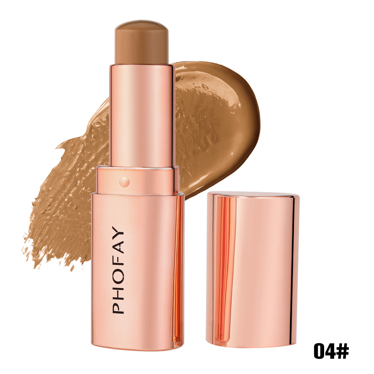 Phofay Contour Stick for a Soft Matte Finish and Easy Application - Teleplus phofay contour stick swipe