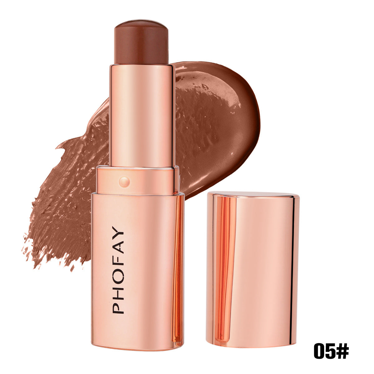 Phofay Contour Stick for a Soft Matte Finish and Easy Application - Teleplus phofay contour stick swipe