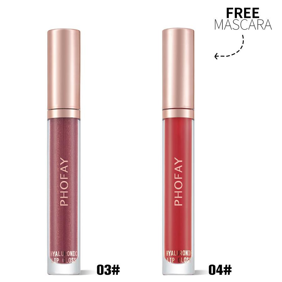Phofay Hyaluronic Lip Gloss Set for Moisturizing Soft Lips - Teleplus phofay hyaluronic lip gloss set