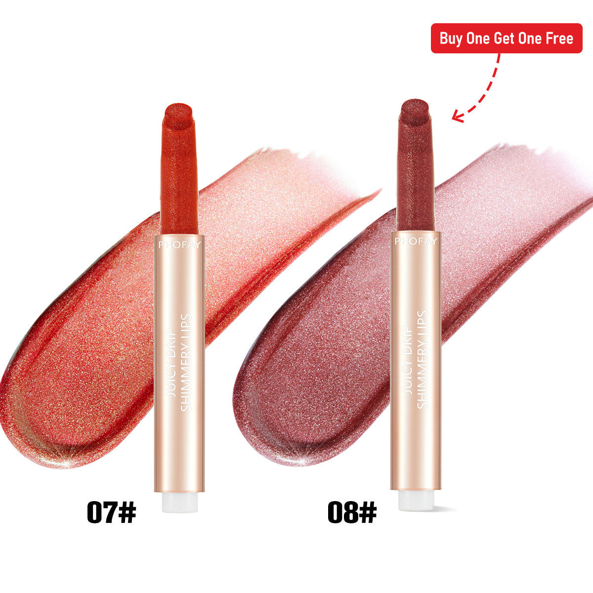 Phofay Juicy Lip Plump Set Hydrating Long-Wearing Balm - Teleplus Long-Wear phofay juicy lip plump set