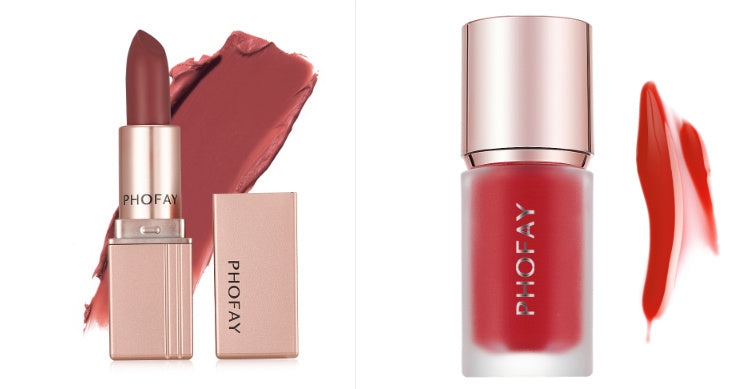 Phofay Matte Lipstick Set 3.5g Waterproof Long-Lasting Lip Color - Teleplus phofay matte lipstick set