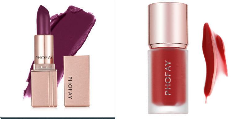 Phofay Matte Lipstick Set 3.5g Waterproof Long-Lasting Lip Color - Teleplus phofay matte lipstick set