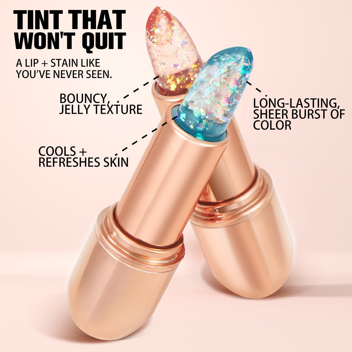 Phofay Moisturizing Jelly Warm Lipstick for Smooth Non-Sticky Color - Teleplus phofay moisturizing jelly warm lipstick