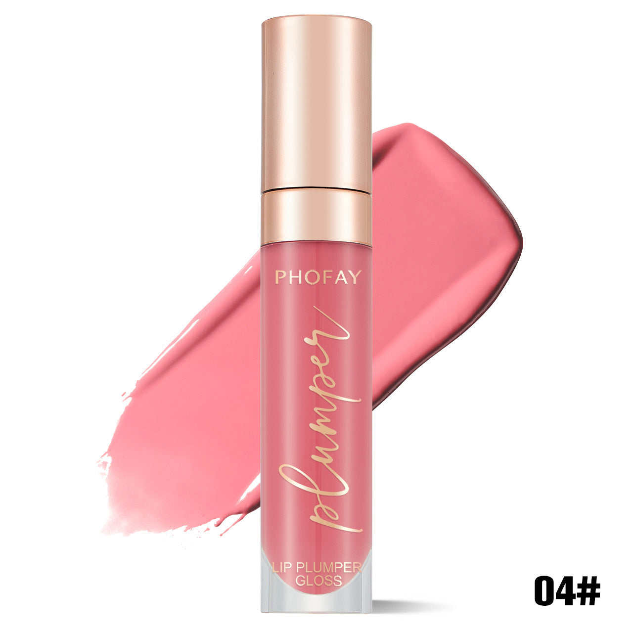Phofay Shiny Lip Plumper Gloss for Natural and Glossy Lips - Teleplus Glam phofay shiny lip plumper gloss