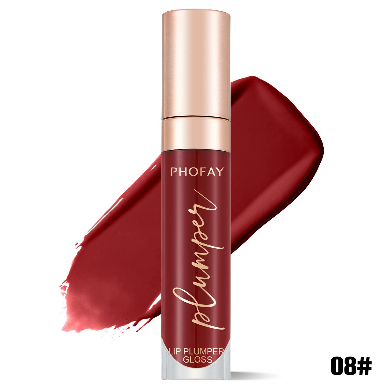Phofay Shiny Lip Plumper Gloss for Natural and Glossy Lips - Teleplus Glam phofay shiny lip plumper gloss