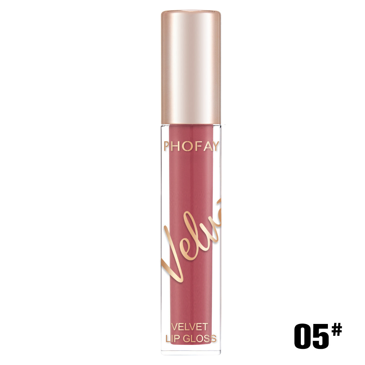 Phofay Velvet Lip Stick Matte Lipstick for Full-Pigment Look - Teleplus phofay velvet lip gloss