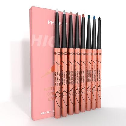 Phofay Waterproof Colorful Eyeliner Set 8pcs Matte Long-lasting - Teleplus phofay waterproof colorful eyeliner set
