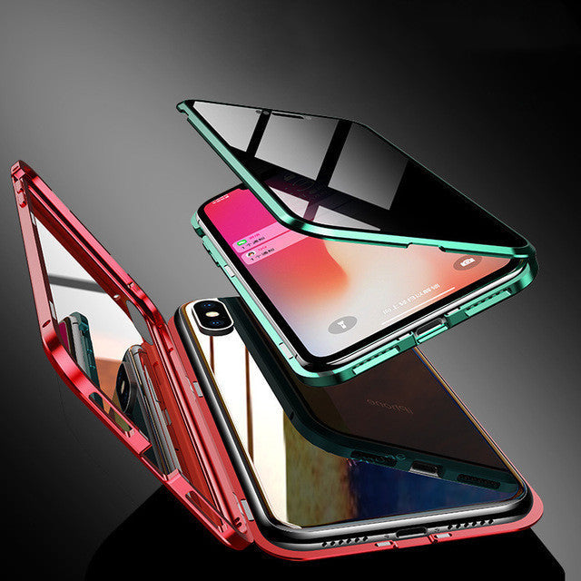 Magnetic Privacy Glass Compatible with iPhone Models - Phone Case Anti-Peep Shell magnetic privacy glass