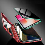 Phone Case Anti-peep Magnetic Protective Shell Magnetic Privacy Glass Case For Phone - Phone Case Anti-Peep Magnetic