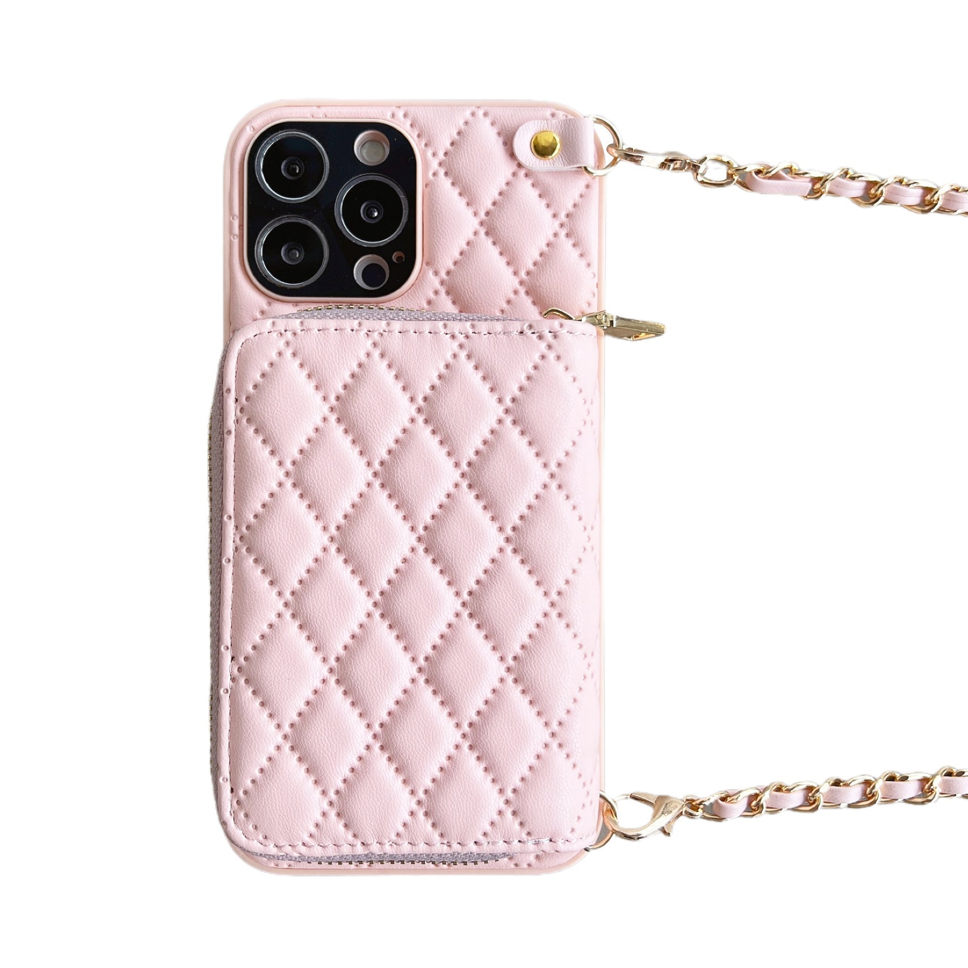 Phone Case Classic Style Luxury Rhombic Lambskin - Luxury Rhombic Lambskin Classic Style Card Holder